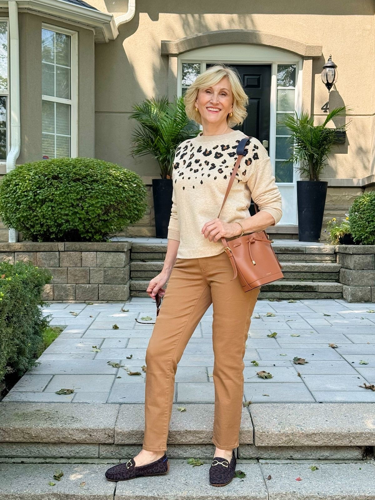 I’m always a sucker for a good leopard print moment! 🐆🤎 Pairing this cozy leopard sweater with camel jeans and classic loafers makes such an easy, polished everyday look.

It’s comfortable enough for a casual day out, but still feels pulled together — and I love how the warm camel tones make the leopard print feel especially perfect for fall. 🍂

#LTKSeasonal #LTKOver40 #LTKootd