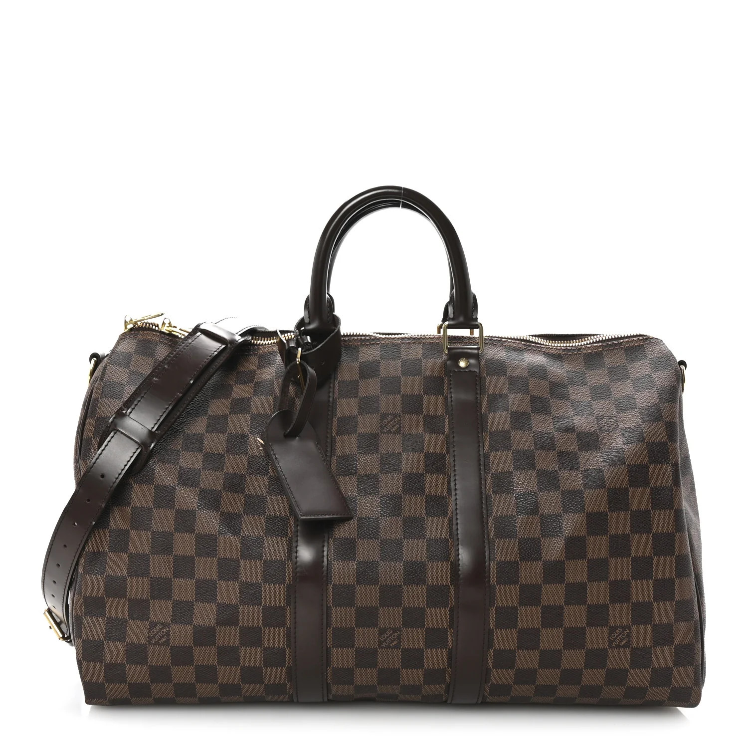 Damier Ebene Keepall Bandouliere 45 | FASHIONPHILE (US)