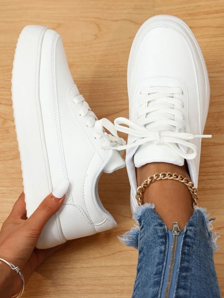 Lace-up Front Skate Shoes | SHEIN