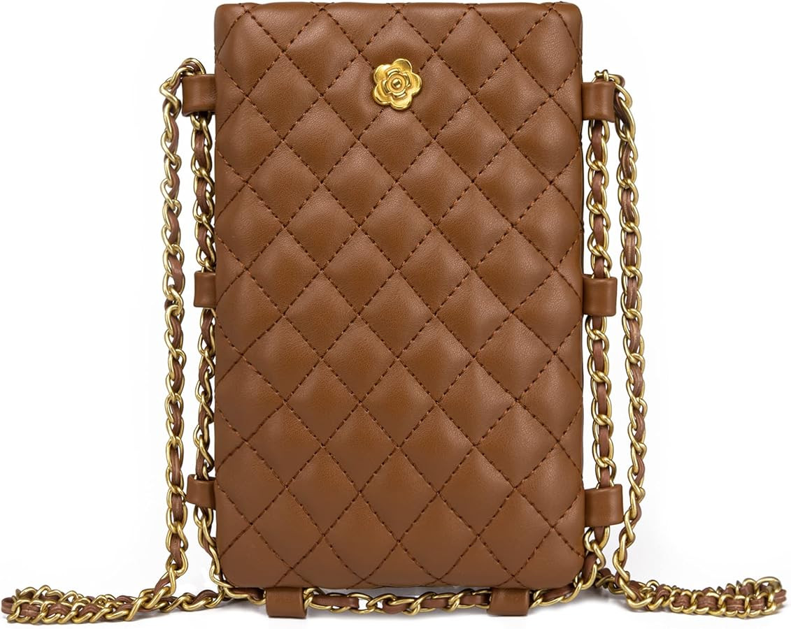 Montana West Quilted Small Crossbody Bags for Women Trendy Cell Phone Purse | Amazon (US)