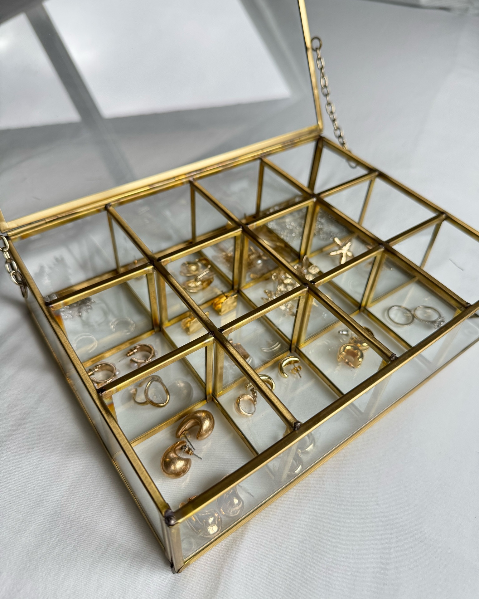 Cute new glass jewelry box from Target! 

#LTKHome #LTKFindsUnder50