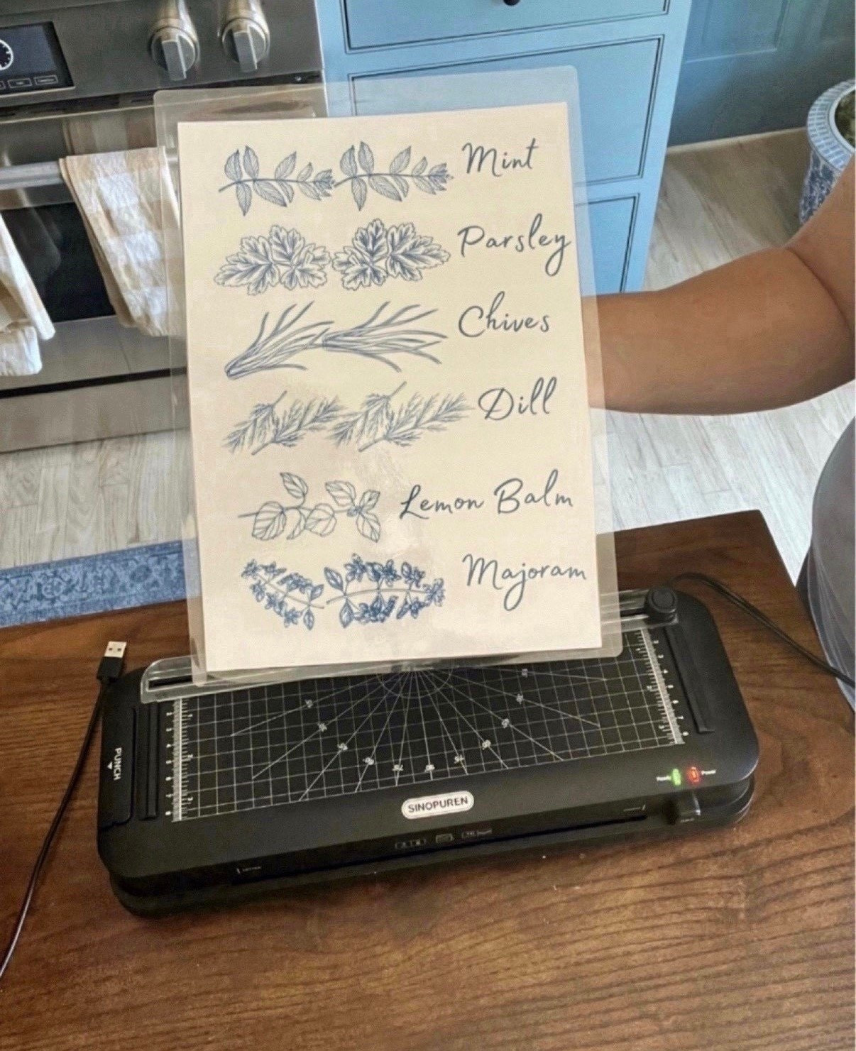 This laminator has been so helpful for my garden labels. If yours always end up smudged or falling apart outside, this keeps them looking neat and holding up way better. I laminated my printed labels and they turned out great. 🌸

#LTKSaleAlert #LTKSeasonal #LTKHome