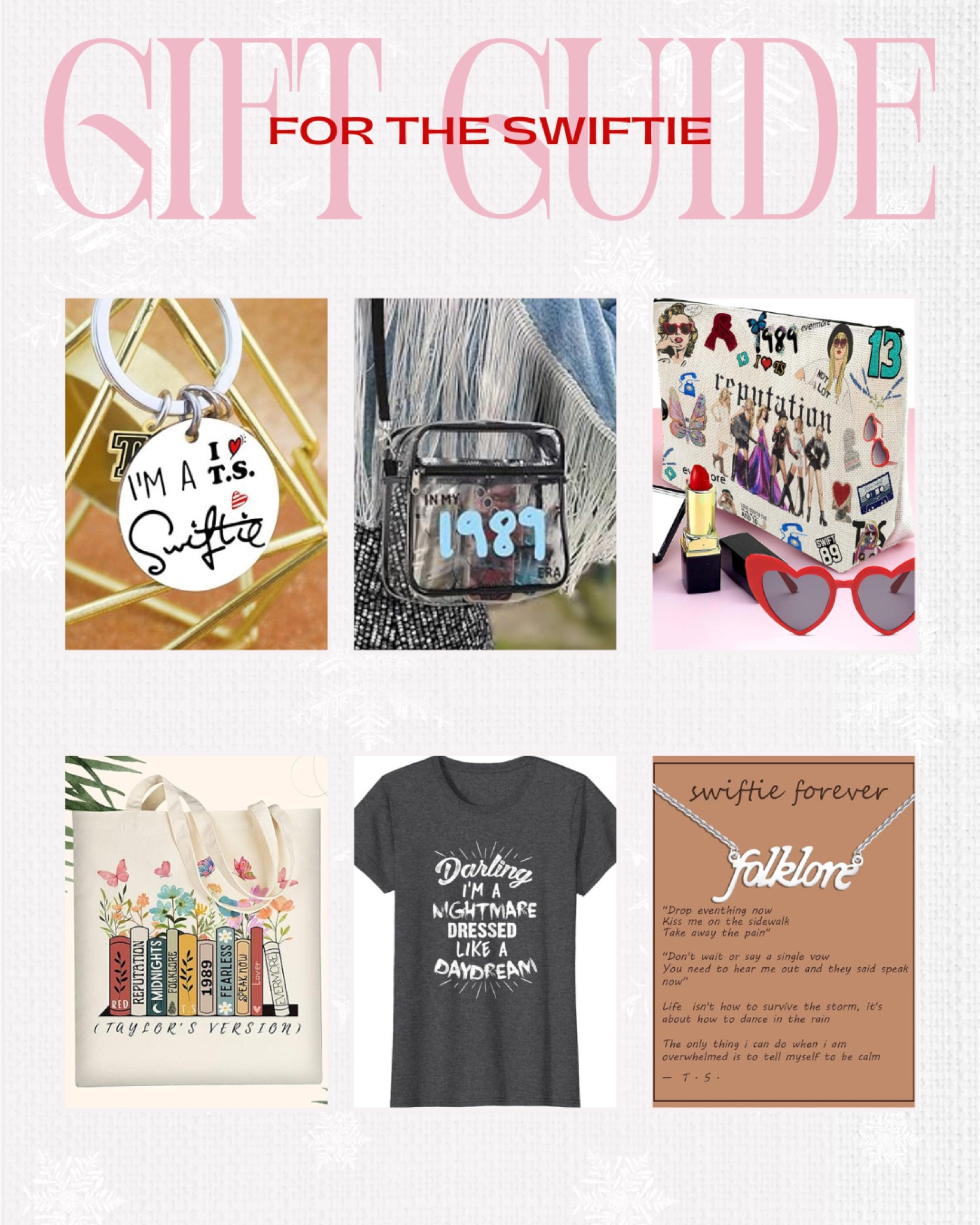Gift Guide for the Swiftie ✨ #LTKPARTIES #LTKBEAUTY

#LTKHoliday #LTKstyletip #LTKGiftGuide