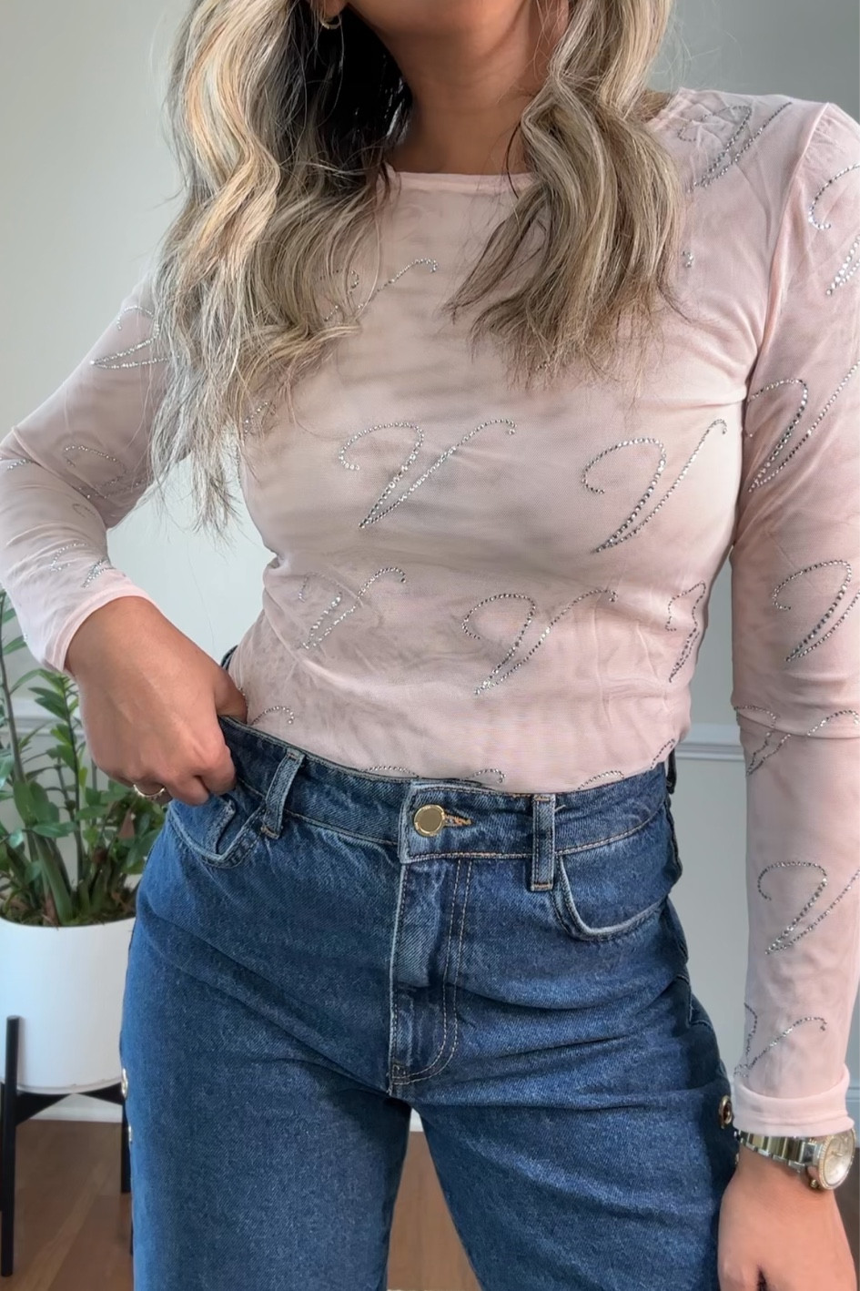 The best nude bra ever!!!!! You know it’s perfect when you can’t even see it 🤎🩷 this top is all mesh and you can barely see the bra!!! Absolutely in love with it so comfortable no underwire it’s a must-have!!! I’m wearing it in the color Praline. Also how cute is this top for Vday!! 💖💖 

#LTKU #LTKfindsunder50 #LTKstyletip