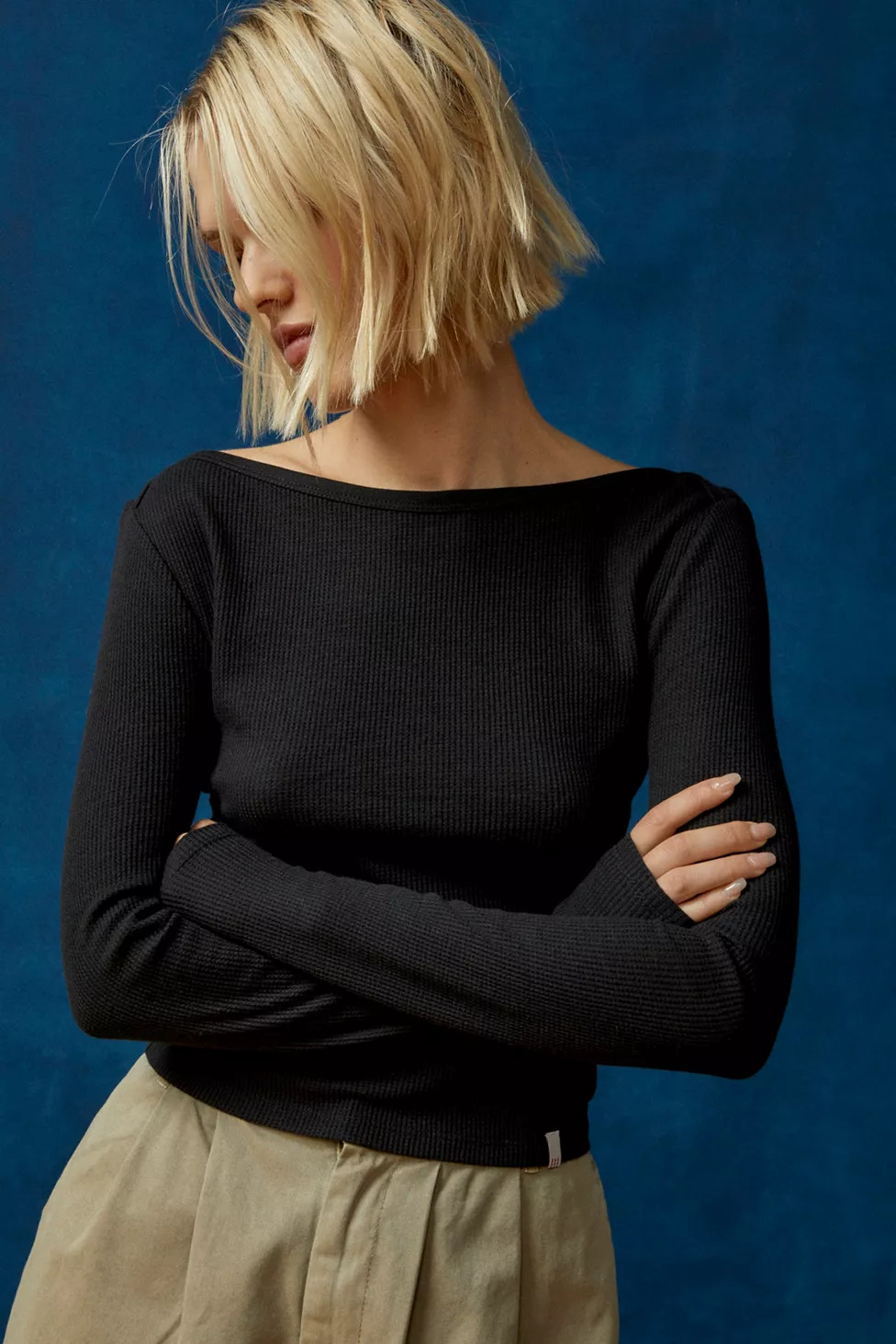 BDG Willow Thermal Long Sleeve Tee | Urban Outfitters (US and RoW)