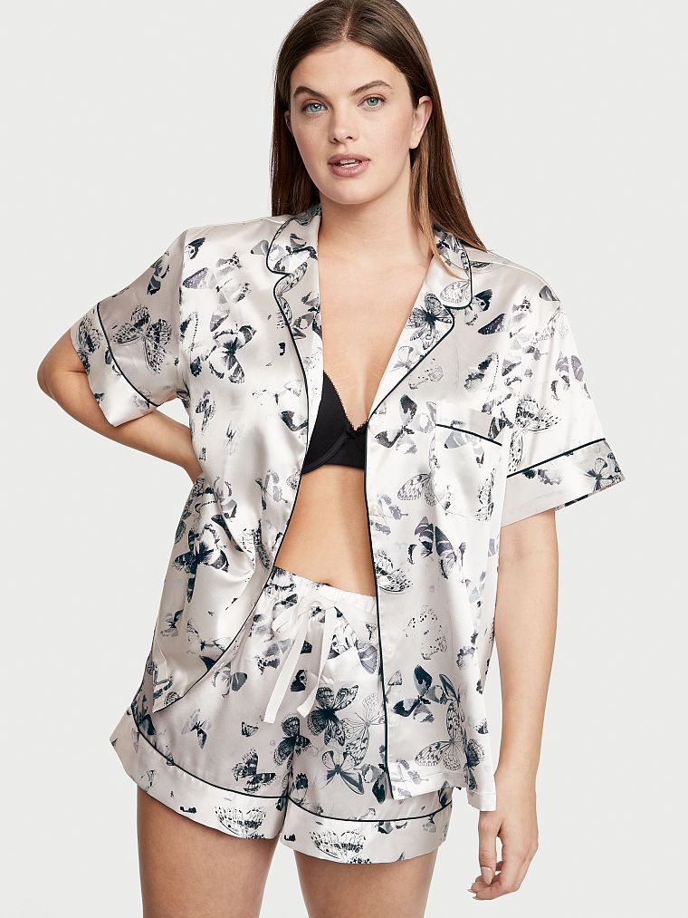 Satin Short Pajama Set | Victoria's Secret (US / CA )