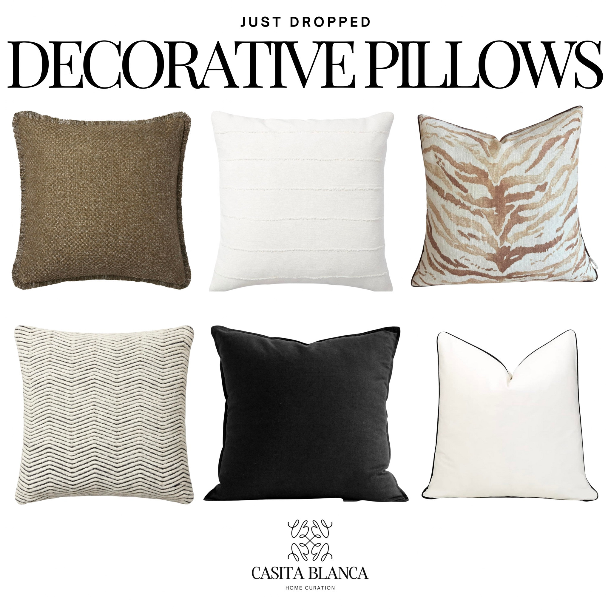 Just dropped decorative pillows!

Amazon, Rug, Home, Console, Amazon Home, Amazon Find, Look for Less, Living Room, Bedroom, Dining, Kitchen, Modern, Restoration Hardware, Arhaus, Pottery Barn, Target, Style, Home Decor, Summer, Fall, New Arrivals, CB2, Anthropologie, Urban Outfitters, Inspo, Inspired, West Elm, Console, Coffee Table, Chair, Pendant, Light, Light fixture, Chandelier, Outdoor, Patio, Porch, Designer, Lookalike, Art, Rattan, Cane, Woven, Mirror, Luxury, Faux Plant, Tree, Frame, Nightstand, Throw, Shelving, Cabinet, End, Ottoman, Table, Moss, Bowl, Candle, Curtains, Drapes, Window, King, Queen, Dining Table, Barstools, Counter Stools, Charcuterie Board, Serving, Rustic, Bedding, Hosting, Vanity, Powder Bath, Lamp, Set, Bench, Ottoman, Faucet, Sofa, Sectional, Crate and Barrel, Neutral, Monochrome, Abstract, Print, Marble, Burl, Oak, Brass, Linen, Upholstered, Slipcover, Olive, Sale, Fluted, Velvet, Credenza, Sideboard, Buffet, Budget Friendly, Affordable, Texture, Vase, Boucle, Stool, Office, Canopy, Frame, Minimalist, MCM, Bedding, Duvet, Looks for Less

#LTKHome #LTKSeasonal #LTKStyleTip