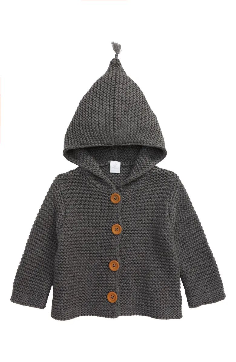 Baby Organic Cotton Hooded Cardigan | Nordstrom