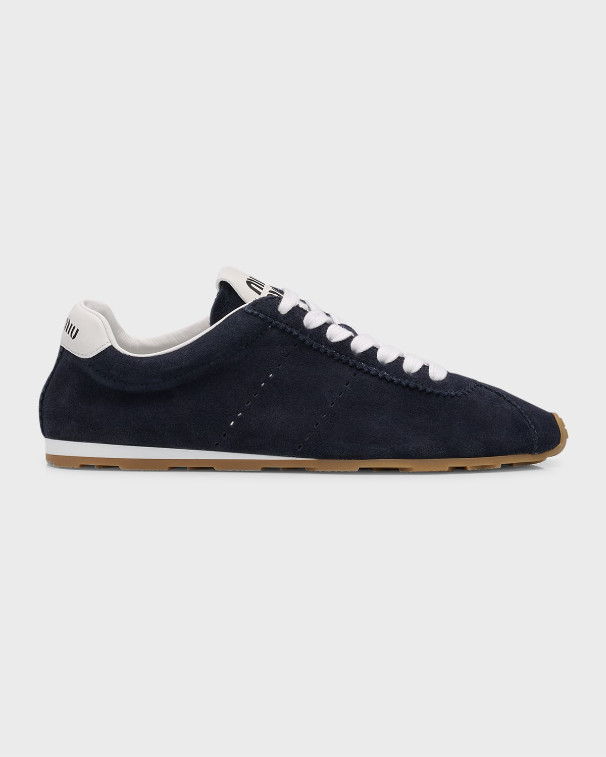Suede Bicolor Retro Trainer Sneakers | Neiman Marcus