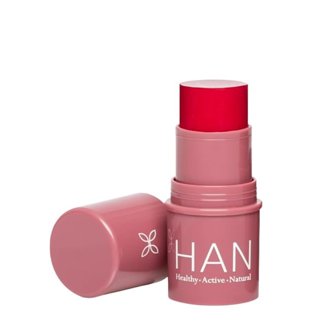 HAN Skincare Cosmetics Vegan, Cruelty-Free, Clean 3-in-1 Multistick for Cheeks, Lips, Eyes, Cherr... | Amazon (US)