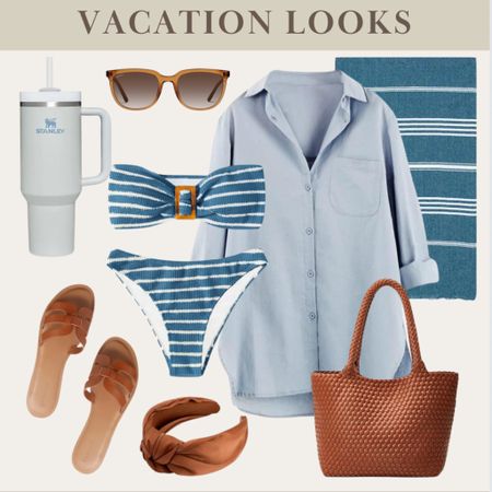 Beach outfit 
Pool outfit 
Vacation outfit 
Swimsuits 
Beach bag 
Vacation 