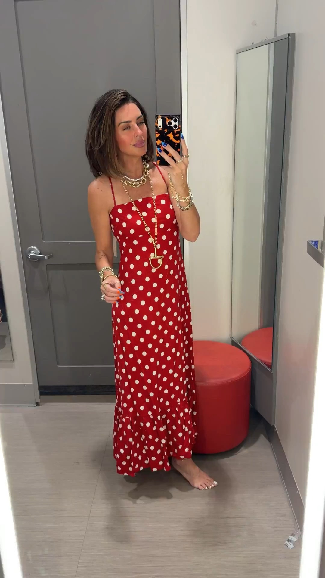 Red polka dot dress / Size M

#LTKootd #LTKmomlife #LTKU