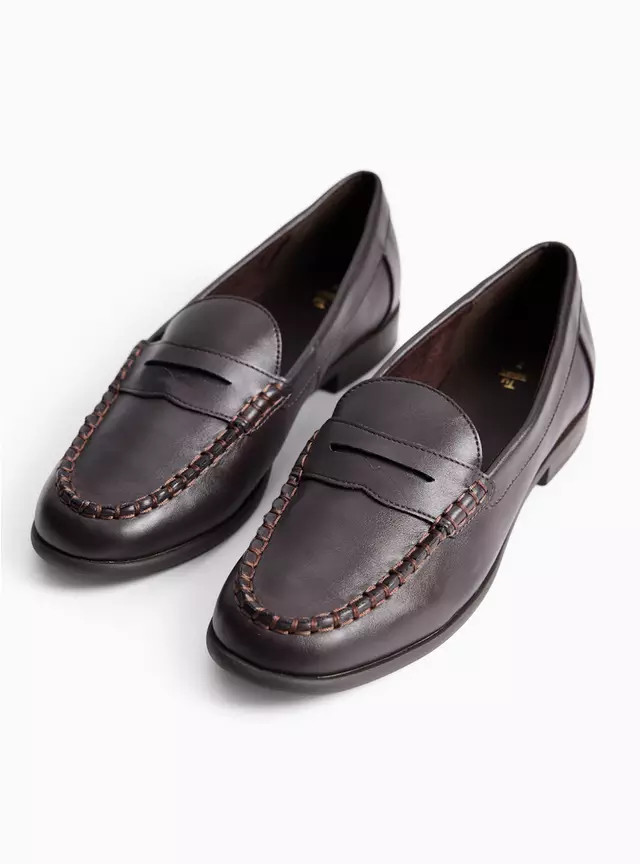 Brown Faux Leather Loafers 6 | Tu Clothing