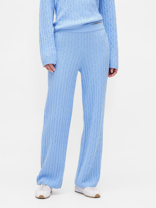 CashSoft Cable-Knit Sweater Pants | Gap (US)