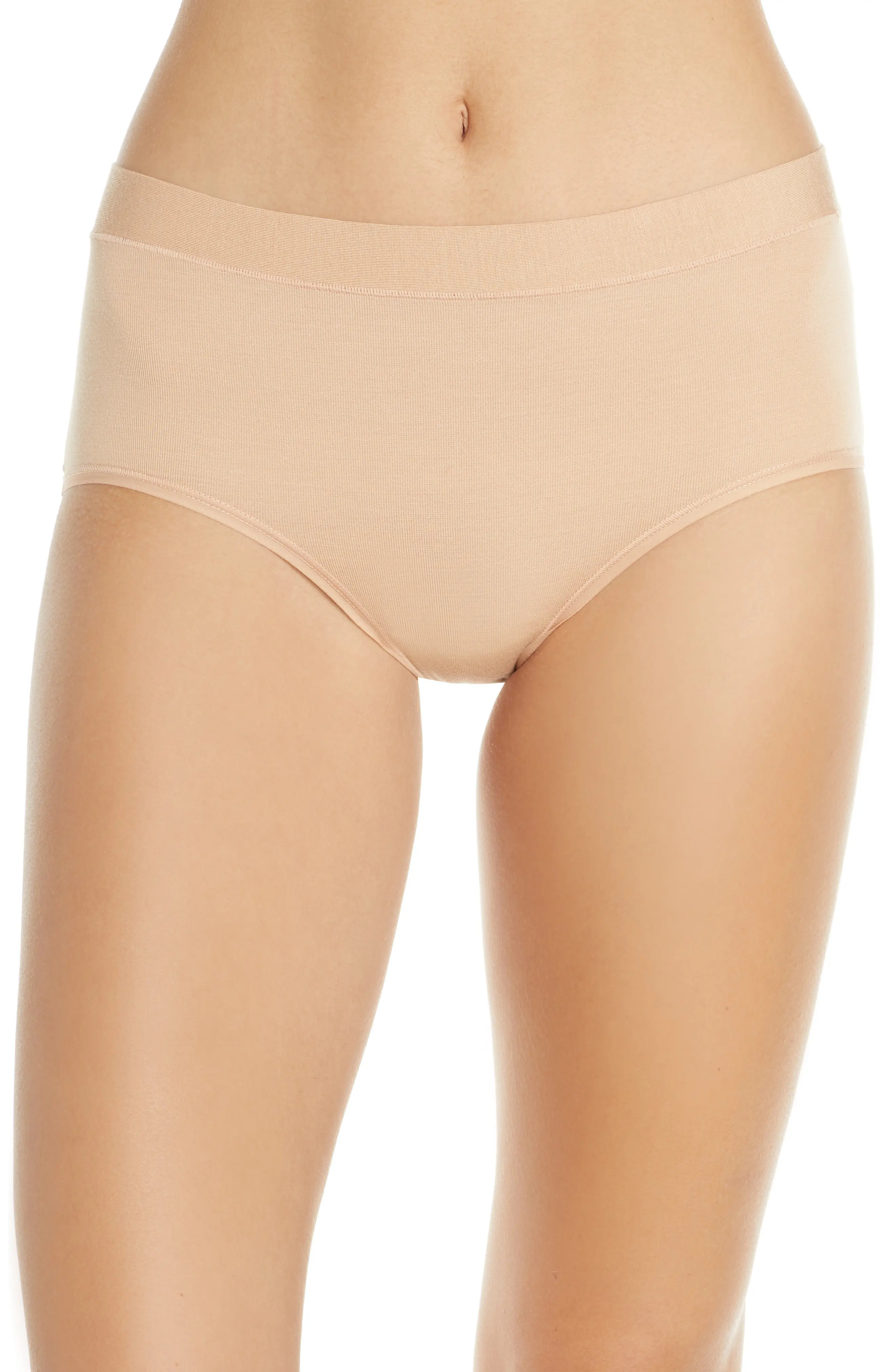 Tommy John Second Skin High Waist Briefs in Maple Sugar at Nordstrom, Size Small | Nordstrom