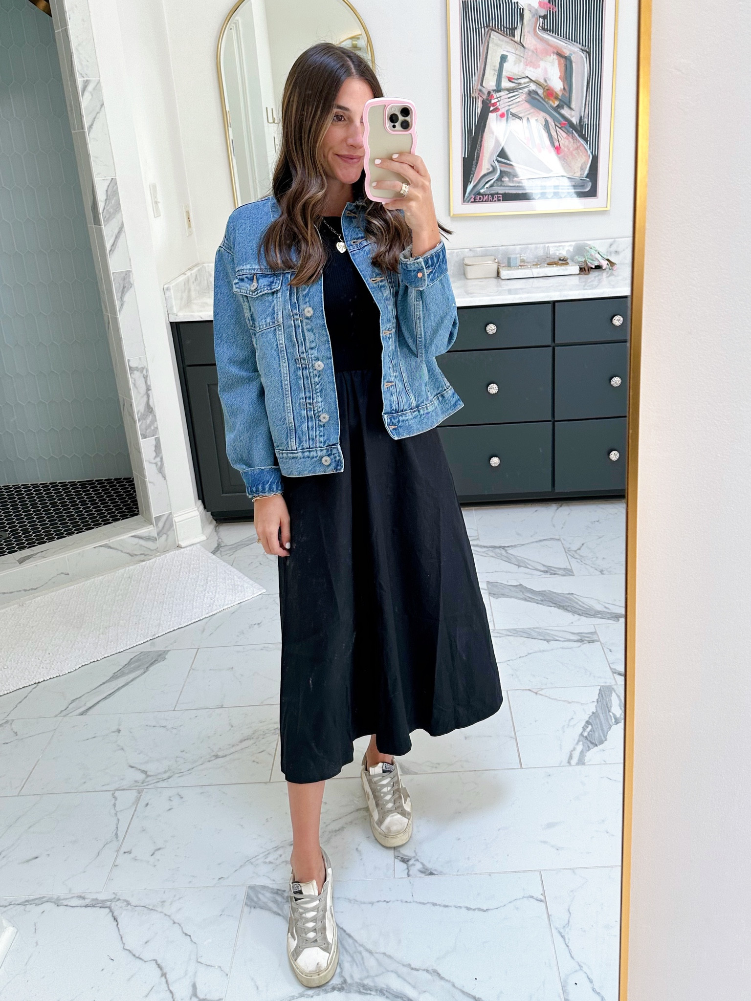Budget friendly jean jacket! Wearing a small  