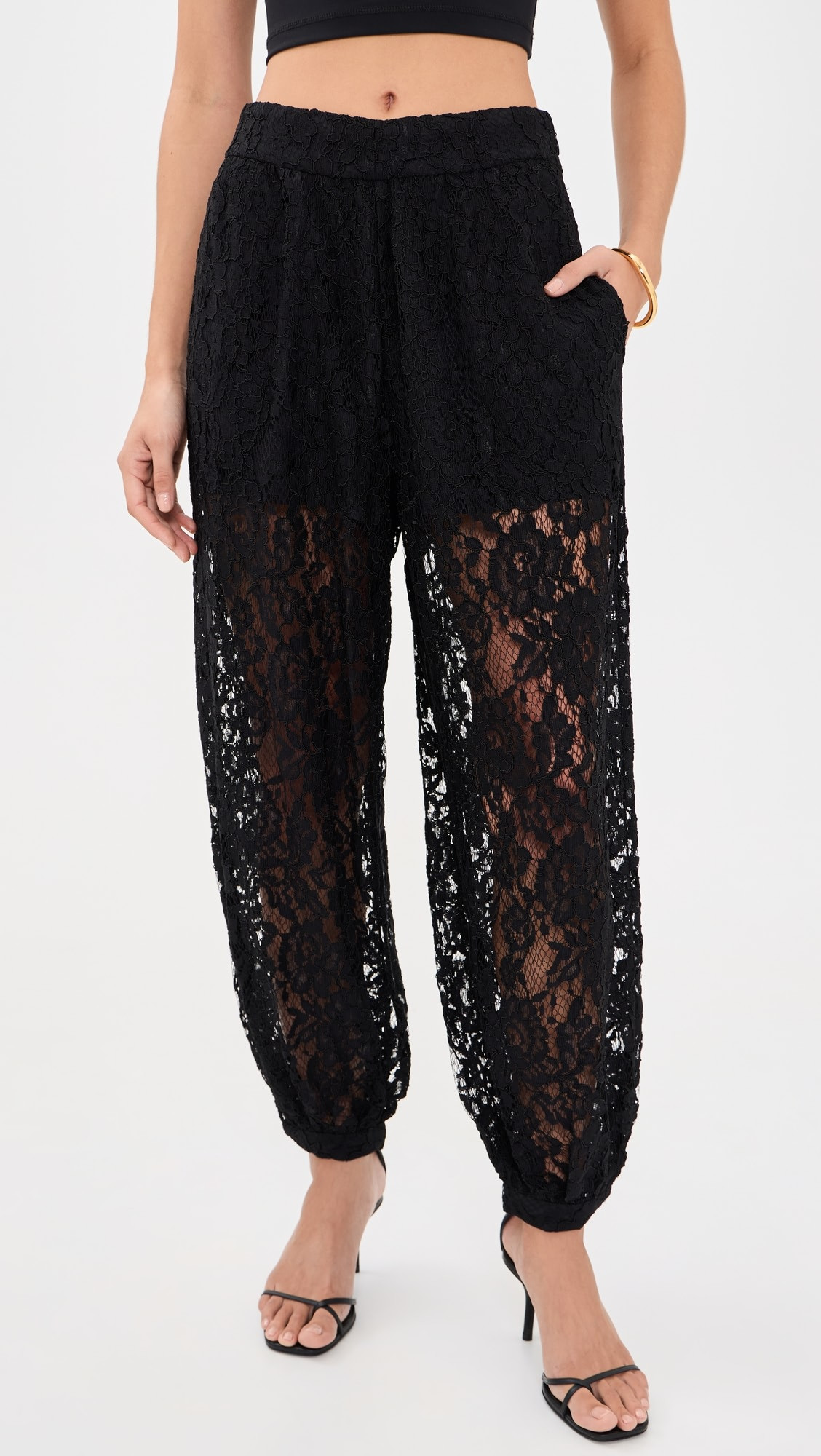 WAYF Rebecca Lace Balloon Pants | Shopbop | Shopbop