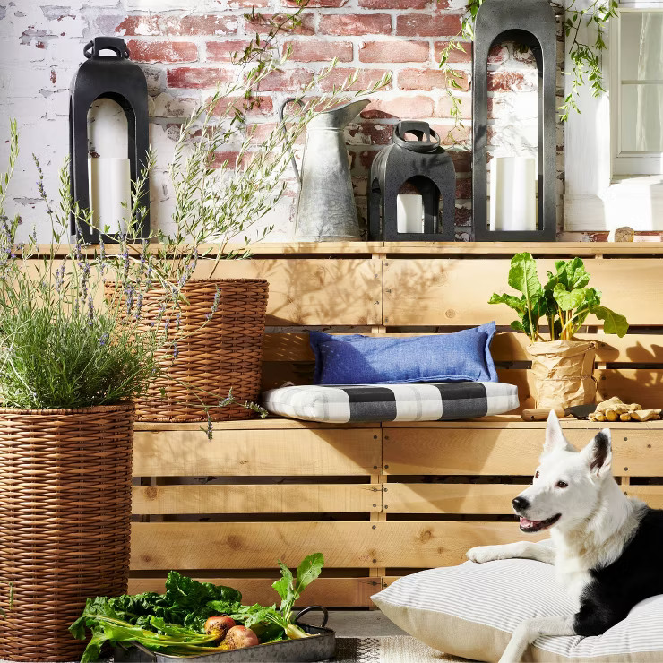 Metal Outdoor Lantern Black - Smith & Hawken™ | Target