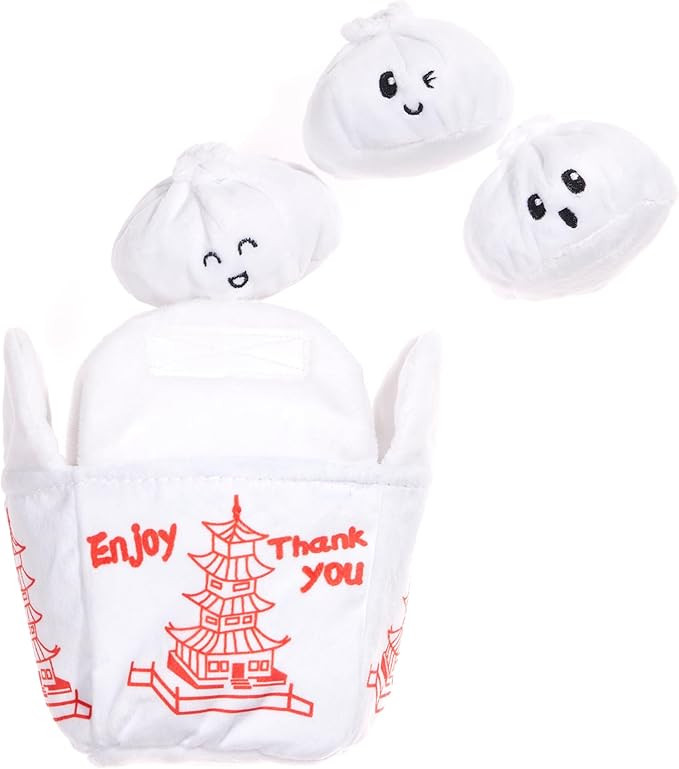 Barkbox Dog Toy 2 in 1 Interactive, Plush Exterior Material & Squeaker, Tearable Dog Toy with Squ... | Amazon (US)