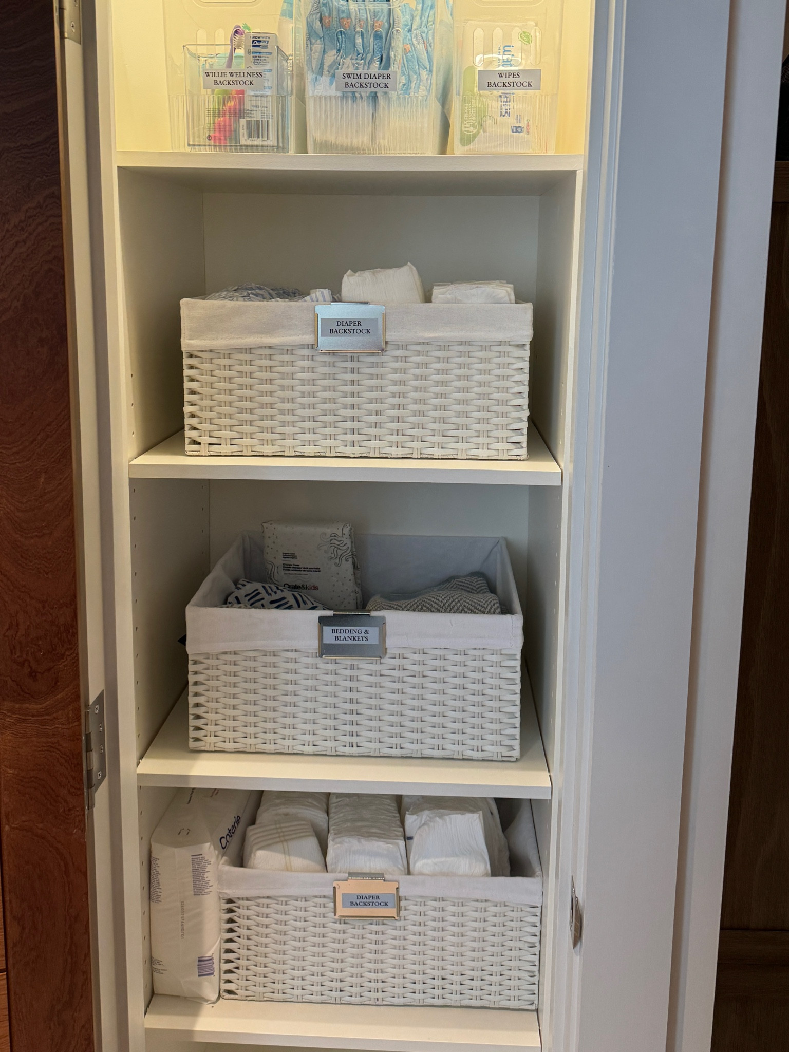 Montauk Bins - great for closet organization!