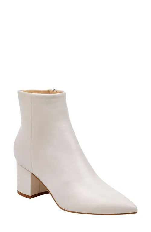 Marc Fisher LTD Jarli Bootie in Ivory Leather at Nordstrom, Size 8 | Nordstrom