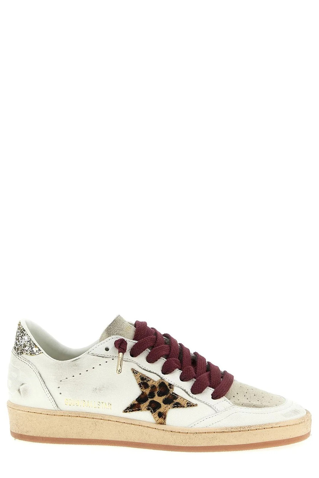 Golden Goose Deluxe Brand Ball Star Glittered Sneakers | Cettire Global