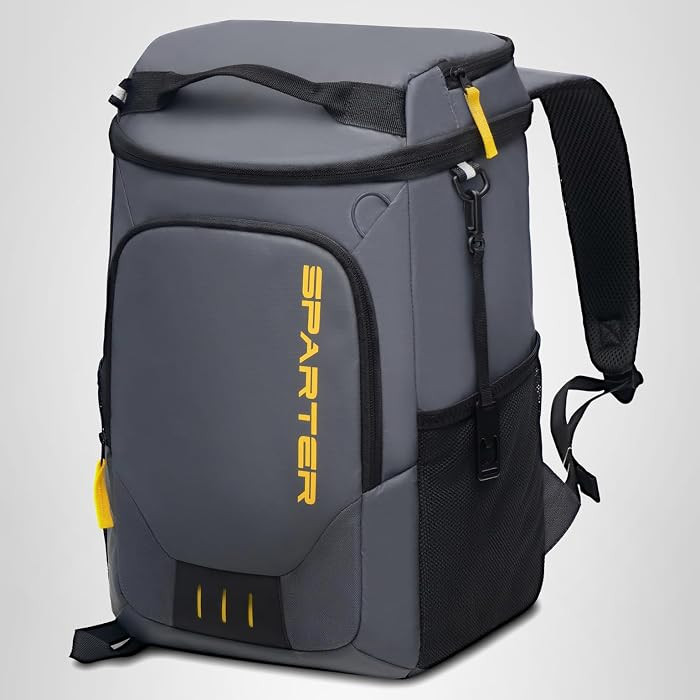 SPARTER Backpack Cooler Insulated Leak Proof 33/49 Cans, 2 Insulated Compartments Thermal Bag, Po... | Amazon (US)