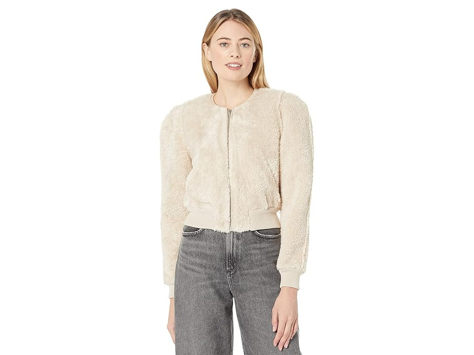 ASTR the Label Stacy Jacket Women's Clothing Ivory : MD, Nylon/Polyester/Viscose | Zappos