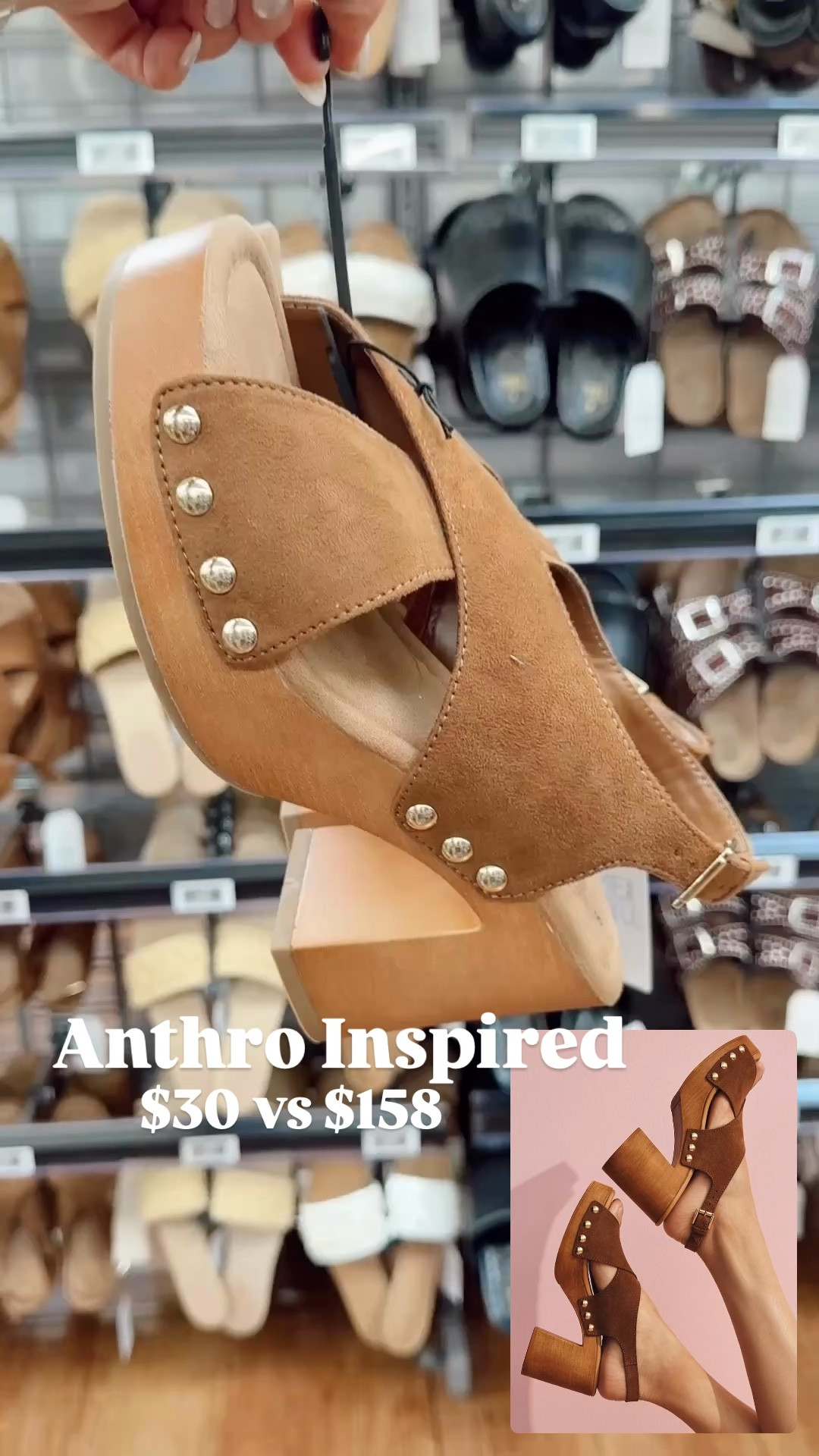 I am in shock how much these look IDENTICAL to the Anthro ones for $30 bs $158!!!!! 😱🛒🔗🙌🏼 comes in this cognac color, black & off pink! 

#LTKgrwm #LTKWorkwear #LTKmomlife