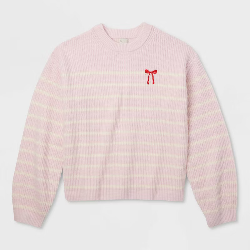 Women's Holiday Crewneck Pullover Sweater - A New Day™ | Target