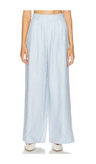Parker Trouser in Silver Blue | Revolve Clothing (Global)