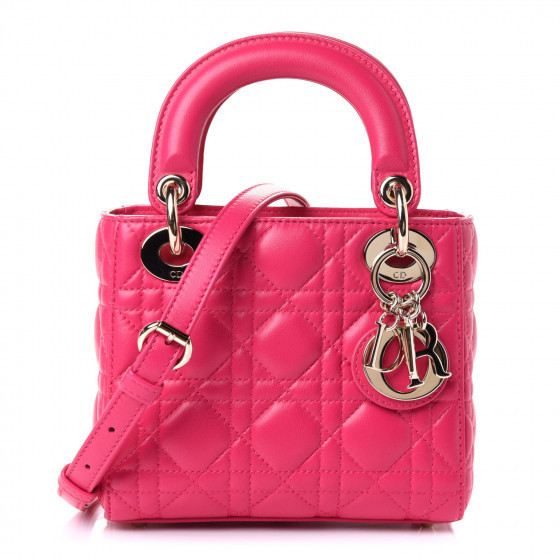 CHRISTIAN DIOR

Lambskin Cannage Mini Lady Dior Pink | Fashionphile