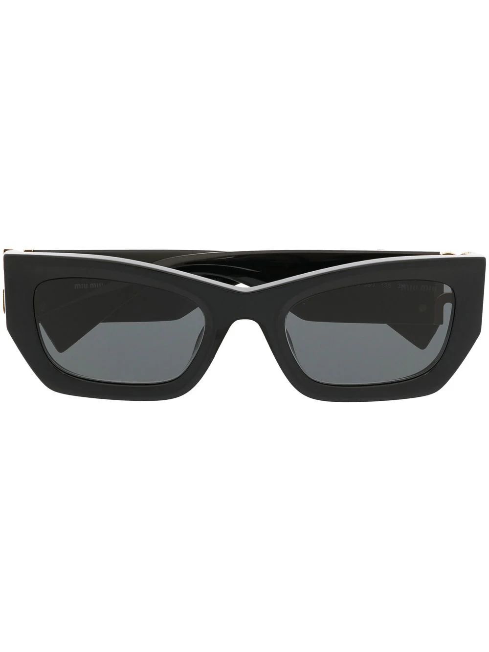 Miu Miu Eyewear Sonnenbrille Mit Eckigem Gestell - Farfetch | Farfetch Global