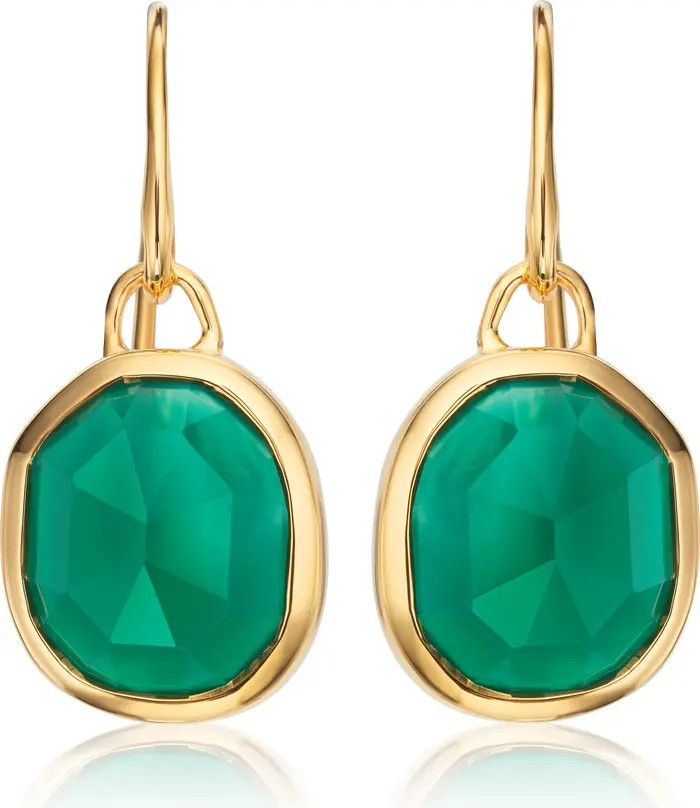 Monica Vinader Siren Bezel Set Drop Earrings | Nordstrom | Nordstrom