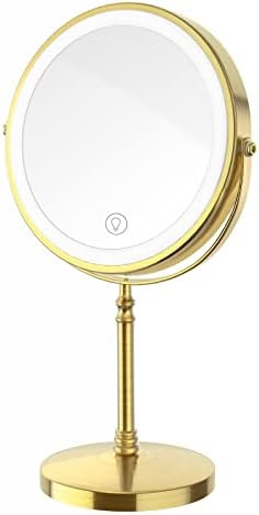 Lighted Makeup Mirror, 3000 mAh Rechargeable Double Sided Magnifying Vanity Mirror with 3 Colors,... | Amazon (US)