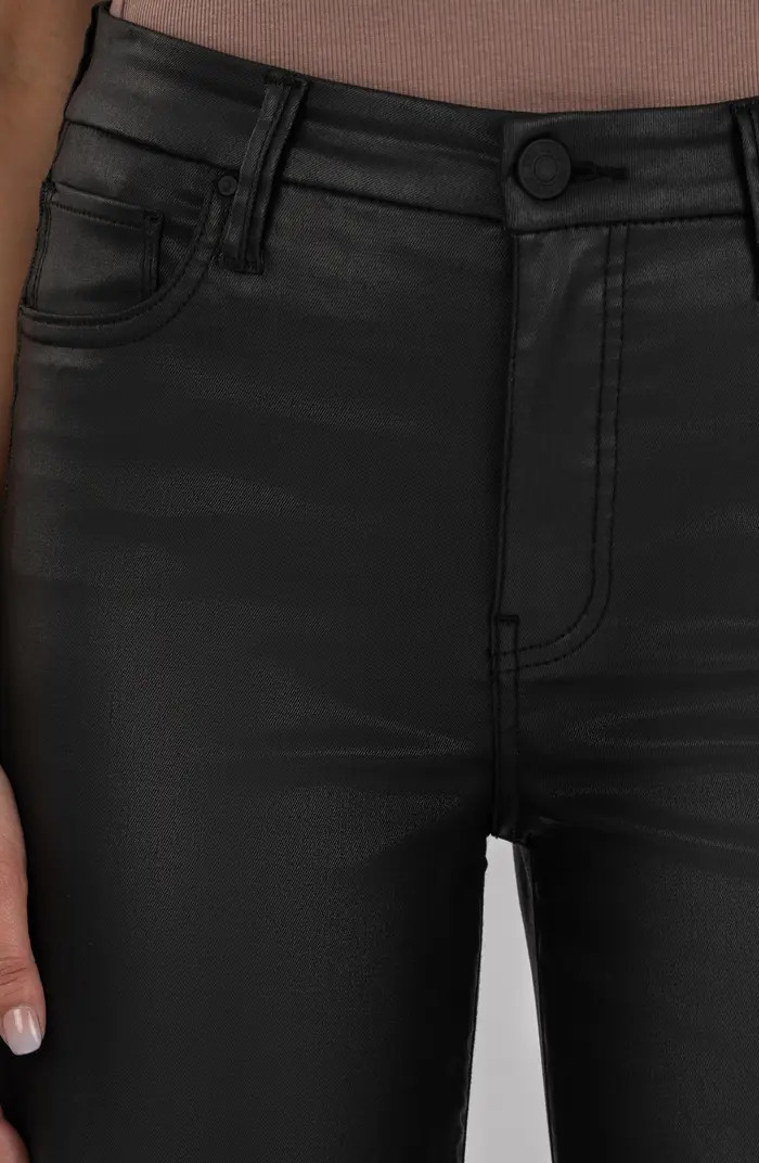 Meg Coated High Rise Wide Leg Jeans | Nordstrom