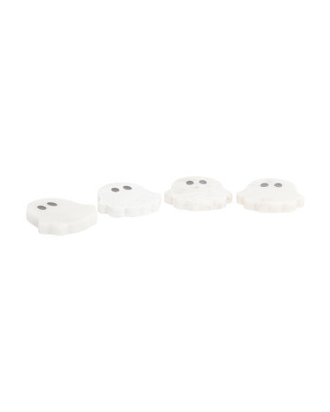 4Pk Ghost Shaped Coasters | TJ Maxx