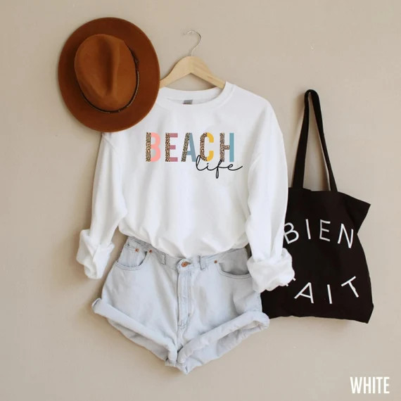 Beach Sweatshirt Beach Sweatshirt Beach Days Sweatshirt | Etsy | Etsy (US)