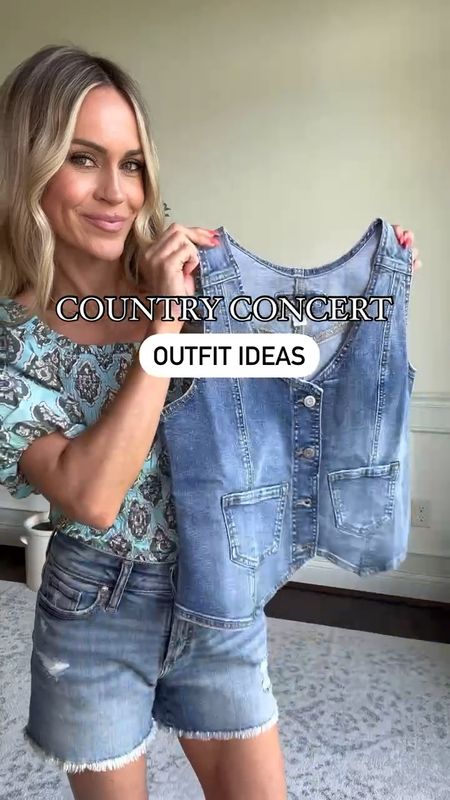 Country concert outfit ideas 🤠 

In love with the vest trend - they are so versatile- here are 4 ways I would style for country concerts this summer! 



#LTKStyleTip #LTKFindsUnder50 #LTKOver40
