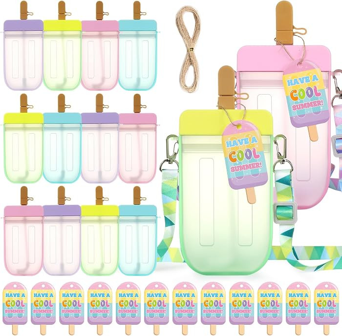 12 Sets End of the Year Gifts Bulk for Student Ice Cream Water Bottles Summer Graduation Back to ... | Amazon (US)