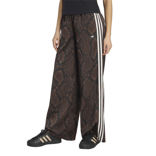 adidas Satin Snake Print Wide Leg Pant | Foot Locker (US)