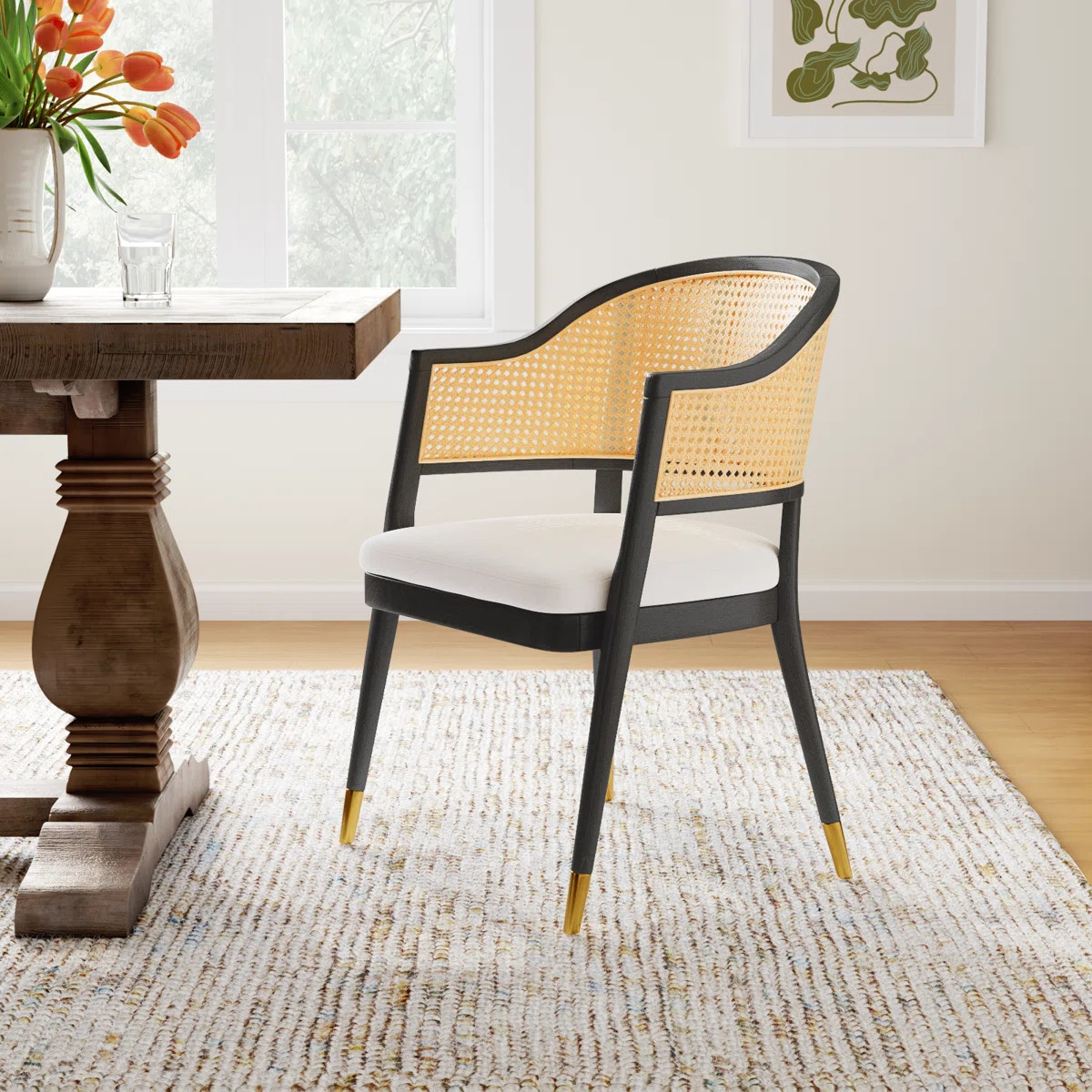 Godfrey Cane Back Arm Chair | Wayfair North America