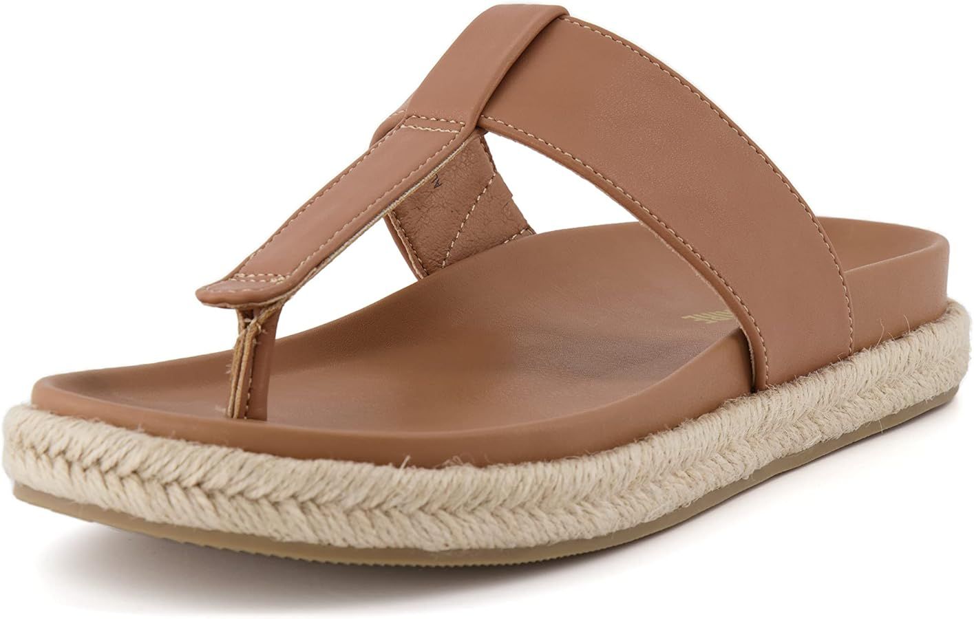 CUSHIONAIRE Women's Nacho Espadrille footbed sandal with +Comfort, Wide Widths Available | Amazon (US)