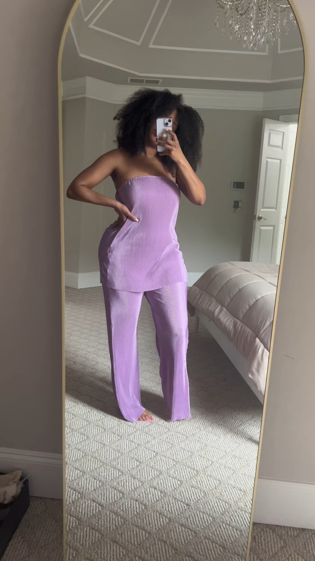 This Amazon set is perfect for spring and comes in a bunch of spring colors. #SpringStyle #CurvyStyle #AmazonStyle