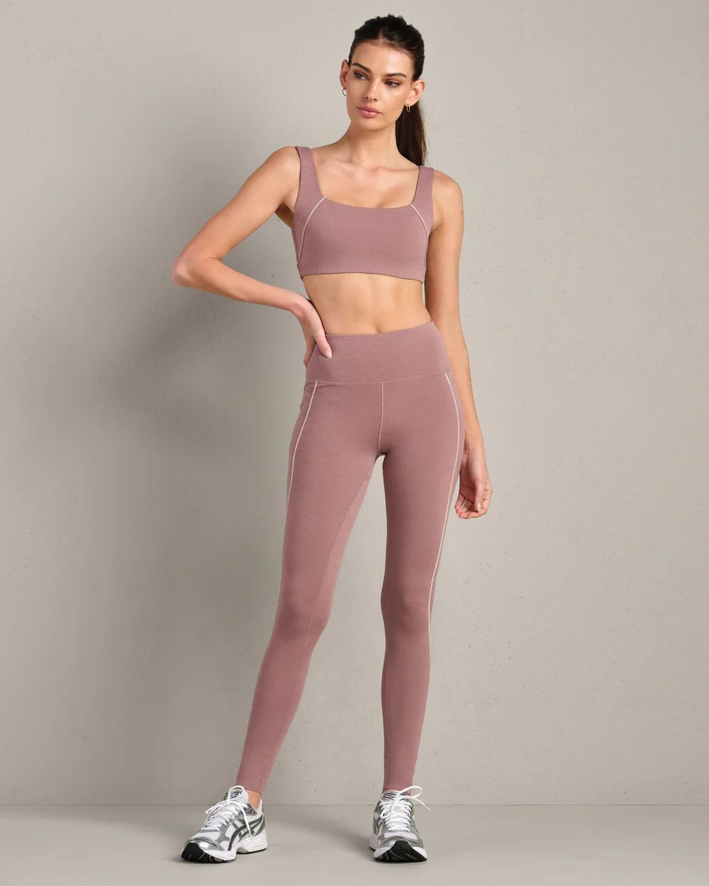 Heather Revive™ Contrast 7/8 Pocket Legging | Rhone