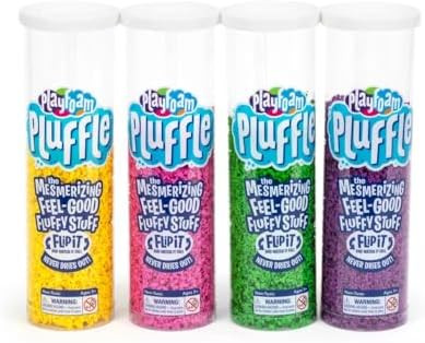 Educational Insights Pluffle® 4-Pack - Sensory Bin Foam Set, No Mess Alternative to Sand Toys & ... | Amazon (US)