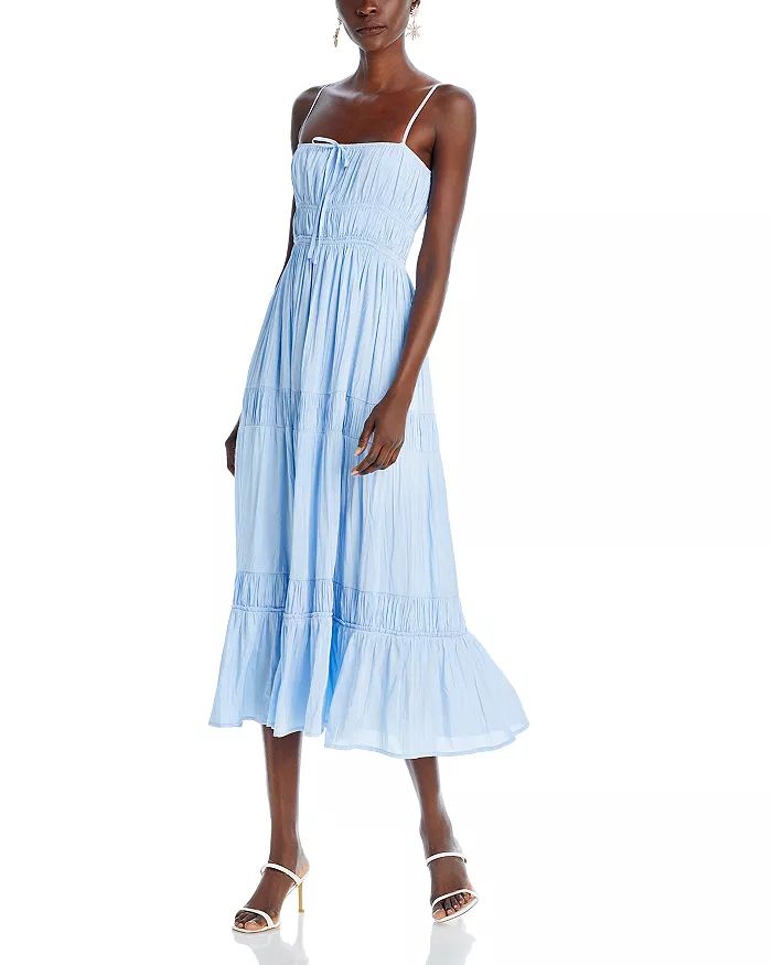 Tiered Sleeveless Midi Dress- 100% Exclusive | Bloomingdale's (US)