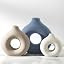 Ceramic Vase Home Table Decor - Flower Vases Set of 3 Small Living Room Centerpiece Decorations f... | Amazon (US)