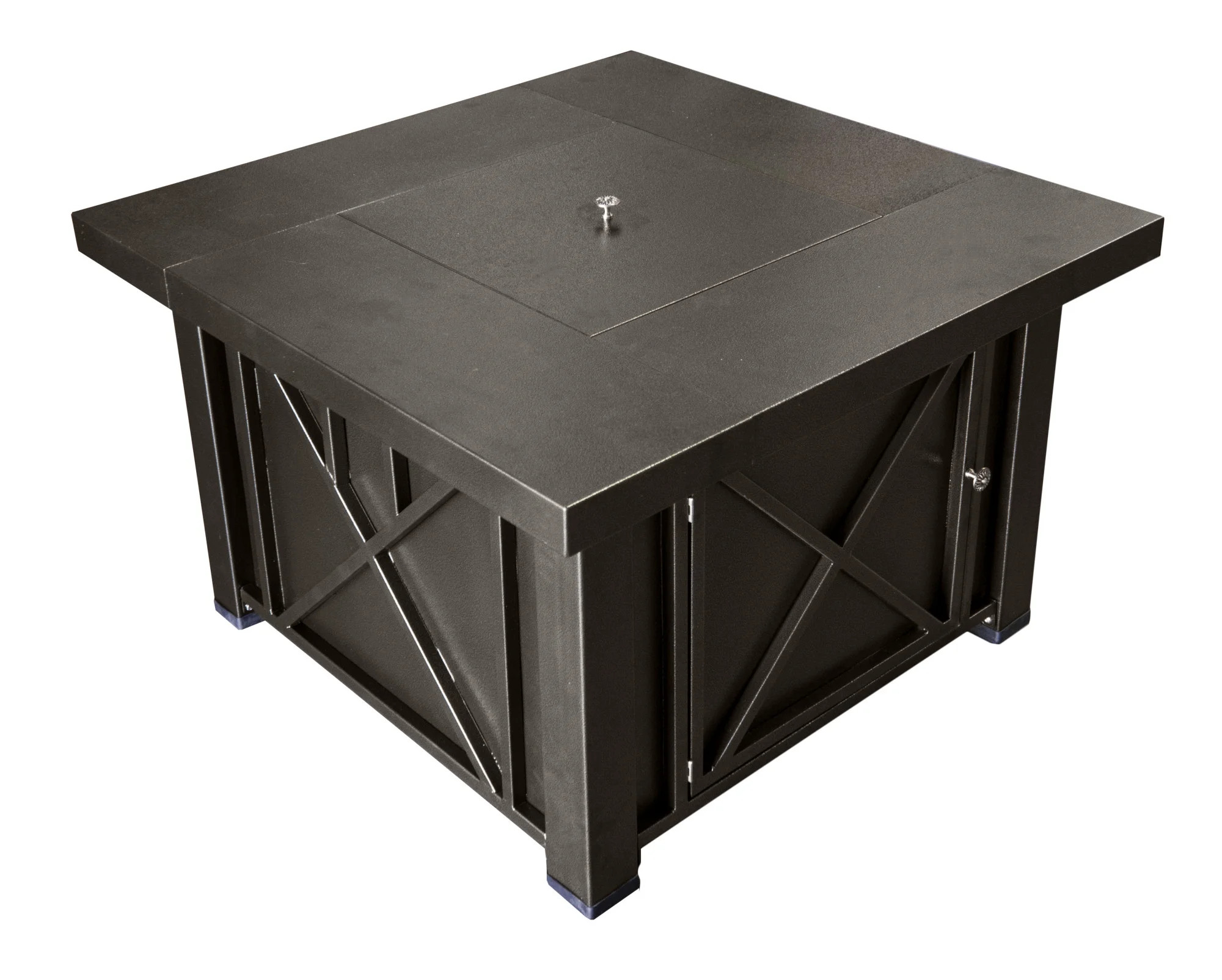 Hiland Decorative Fire Pit Hammered Bronze Finish | Walmart (US)