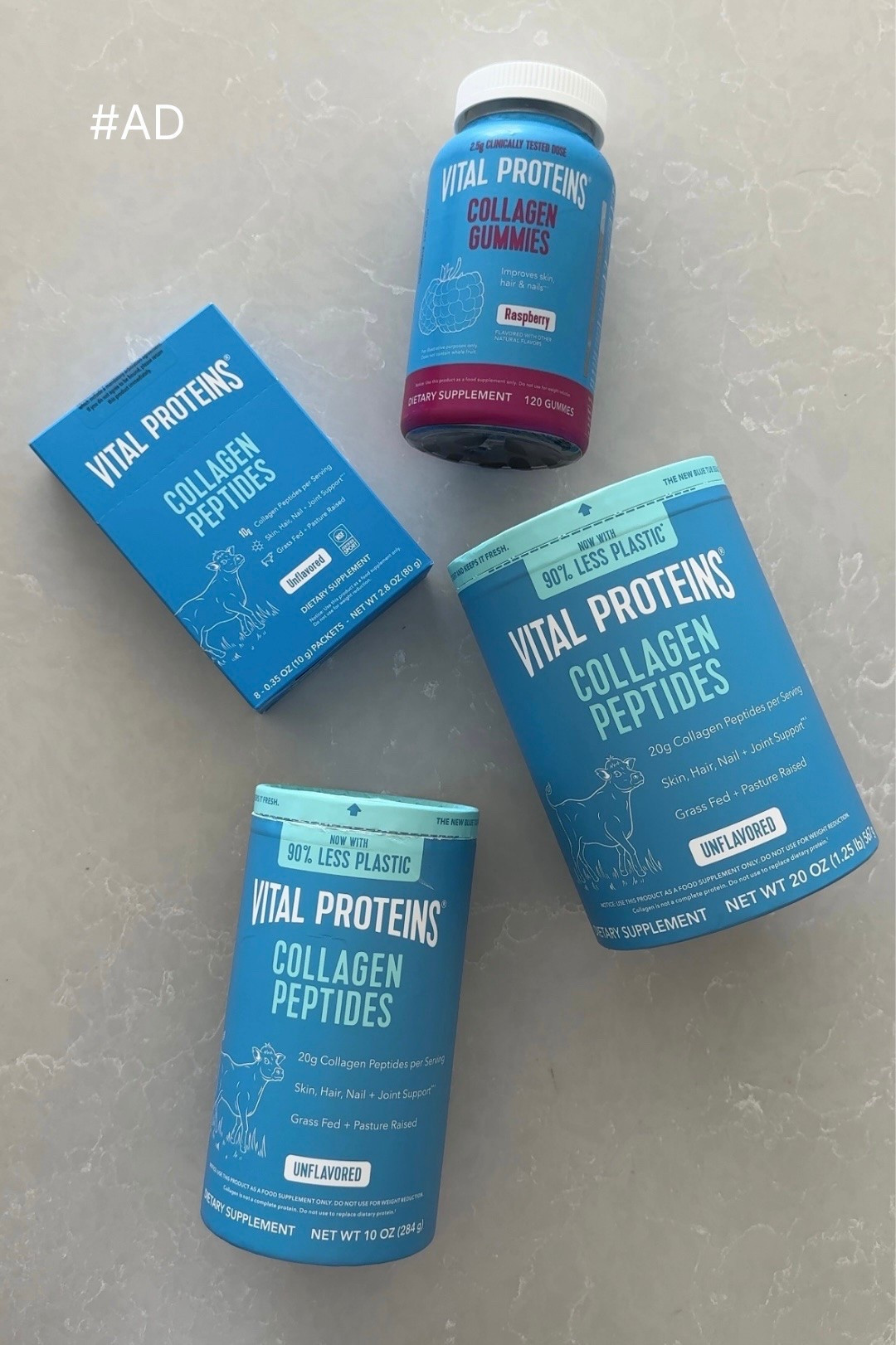 #ad #VitalPartner I love that @VitalProteins has options for every kind of routine — from their
collagen gummies for an easy grab-and-go moment to their collagen stick packets that are
perfect for travel or busy mornings. Little wellness habits that fit seamlessly into everyday life 🤍
// #Targetpartner #stayvital @Target
Shop Vital Proteins at Target!

#LTKselfcare